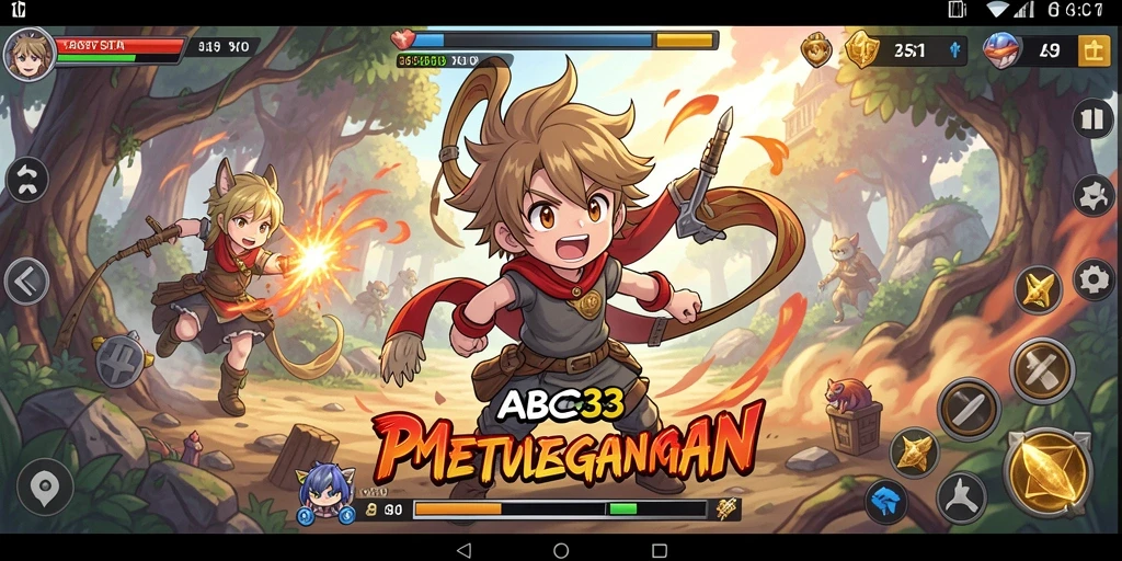 Tampilan seru dari gameplay ABC33 yang memikat.