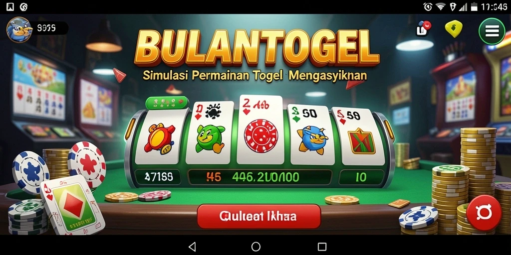 Screenshot utama BULANTOGEL memperlihatkan gameplay menarik dan interaktif.