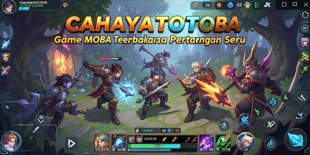 Tampilan mendebarkan dari pertarungan di CAHAYATOTO.