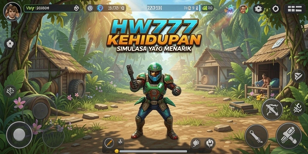 Tampilan menarik dari gameplay HW777 yang memukau.