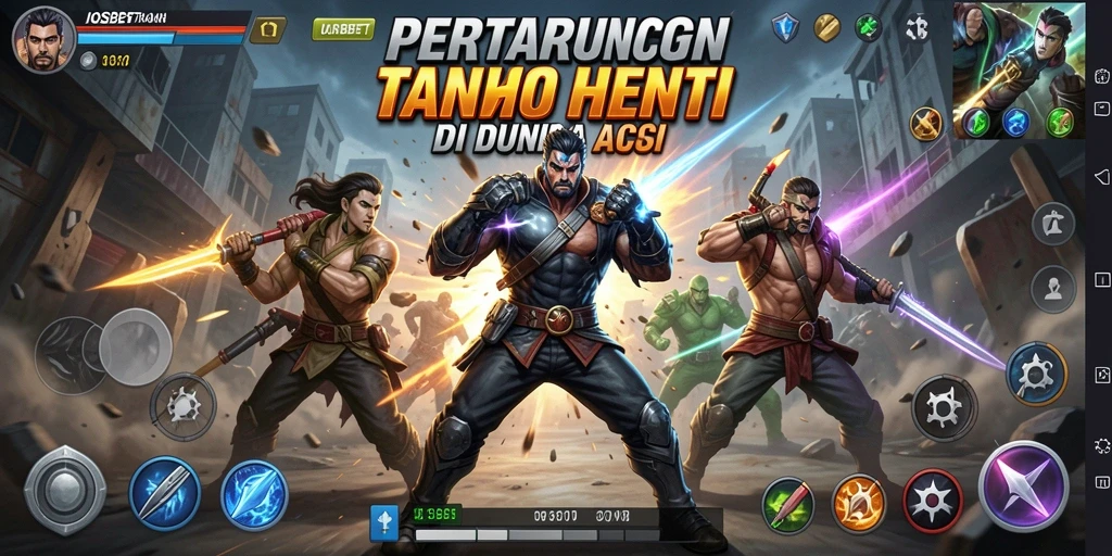 Tangkapan layar dari gameplay seru dalam IOSBET menunjukkan aksi mendebarkan.