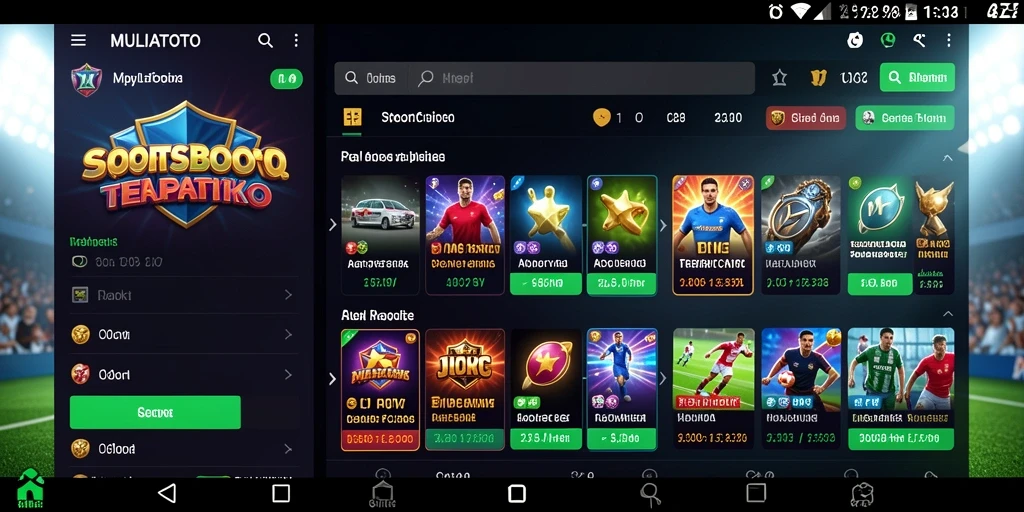 Tampilan gameplay interaktif dan menyenangkan dari MULIATOTO.