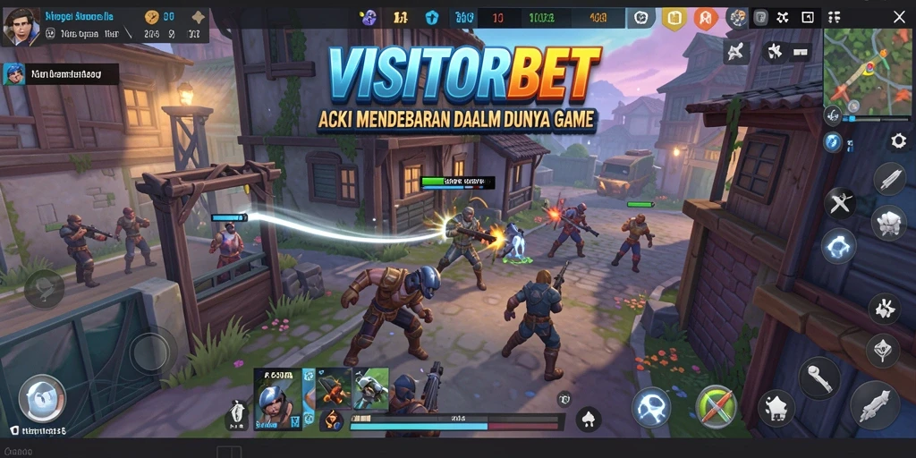 Tampilan menarik gameplay VISITORBET dengan aksi intens.