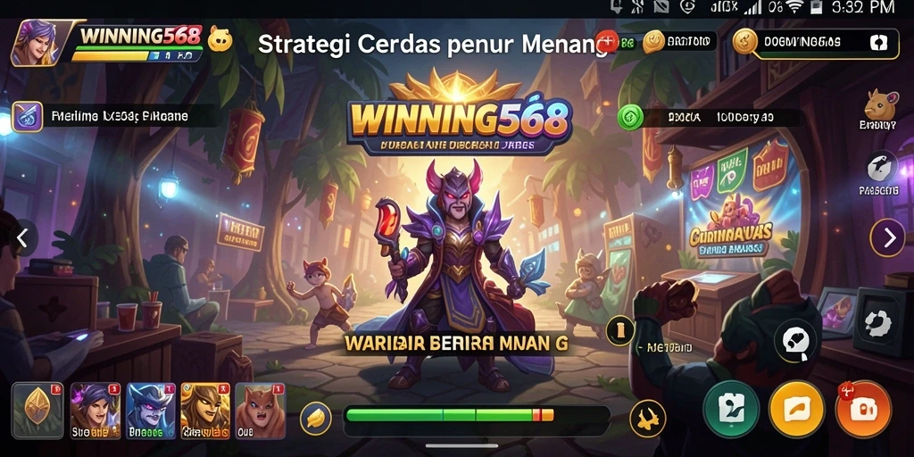 Tampilan gameplay strategis di WINNING568 yang penuh aksi dan dinamika.